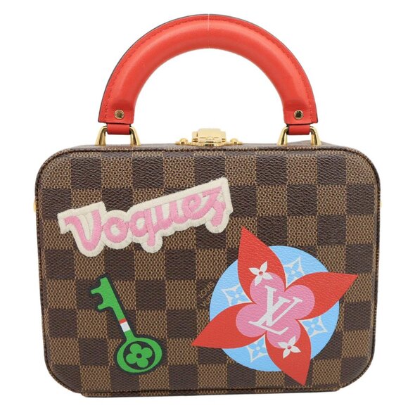 Louis Vuitton  Stories Box Patches Damier Ebene Shoulder Bag Brown - Picture 4 of 15